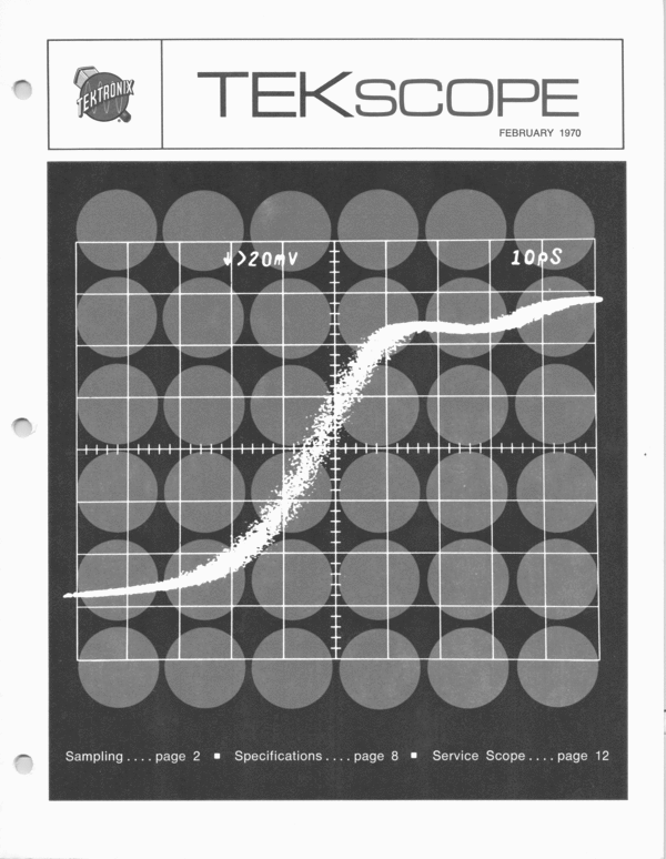 Product picture Tektronix TekScope Feb 1970 Issue