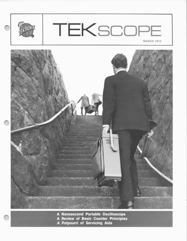 Product picture Tektronix TekScope Mar-Apr 1972 Issue