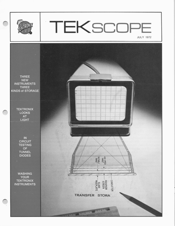 Product picture Tektronix TekScope Jul-Aug 1972 Issue
