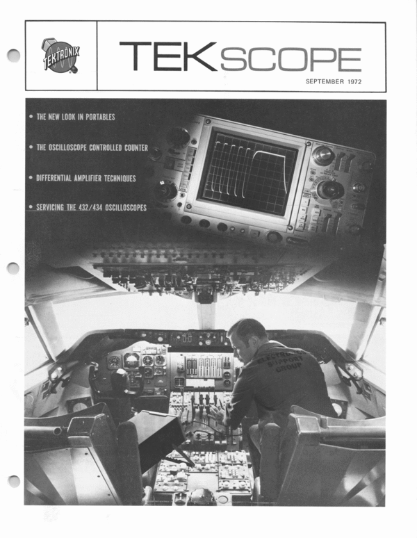 Product picture Tektronix TekScope Sep-Oct 1972 Issue