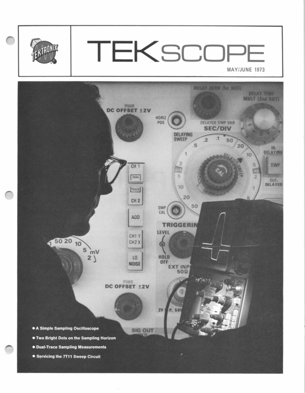 Product picture Tektronix TekScope 1973 May-Jun Issue