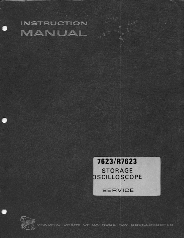 Product picture Tektronix 7623 Service/Operating Manual