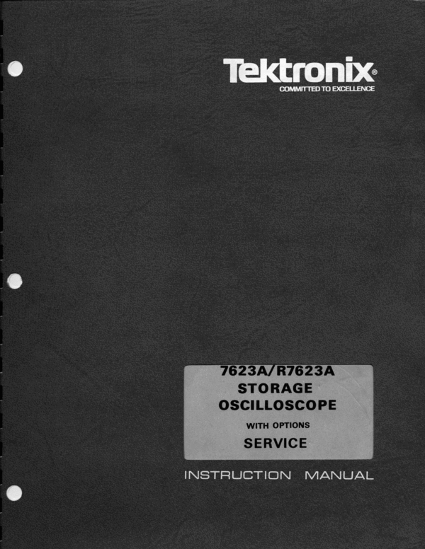 Product picture Tektronix 7623A  Service Manual